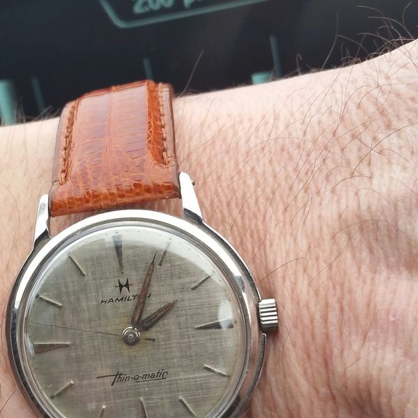 FS 1962 Hamilton ThinOMatic T503, gray linen dial WatchCharts