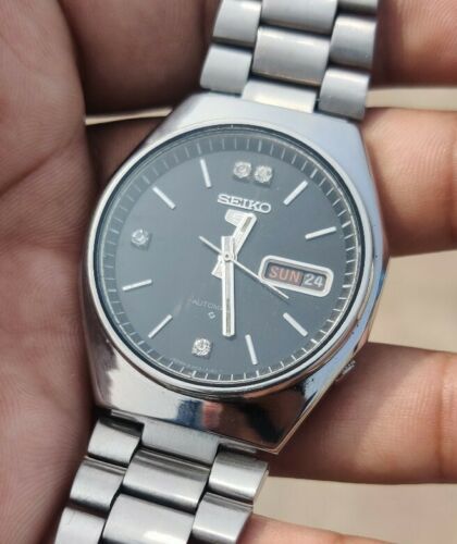 Vintage Seiko 5 Automatic Movement 6309 7200 Japan Made Men s