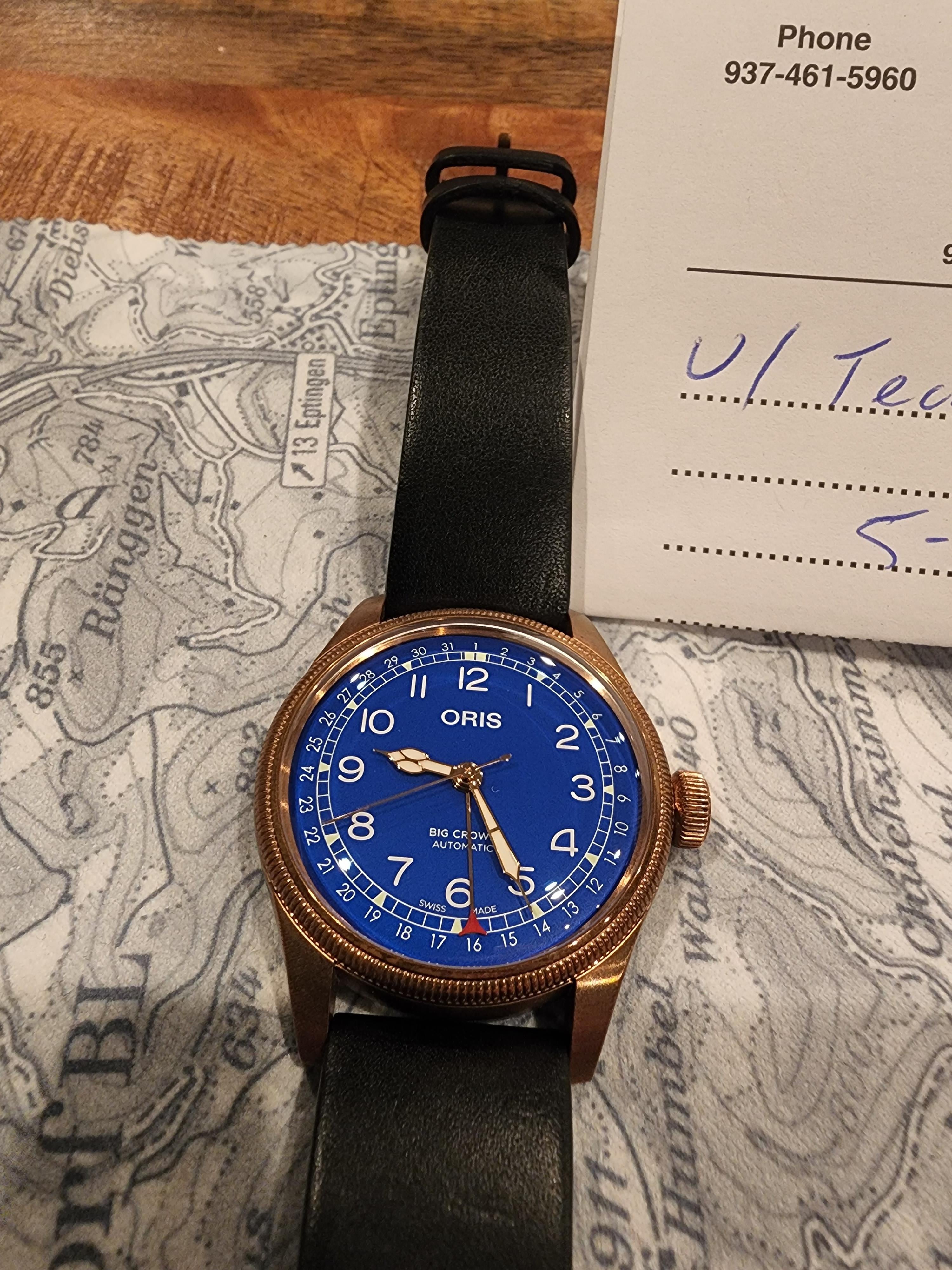 WTS Oris Big Crown Pointer Date Mare Nostrum WatchCharts