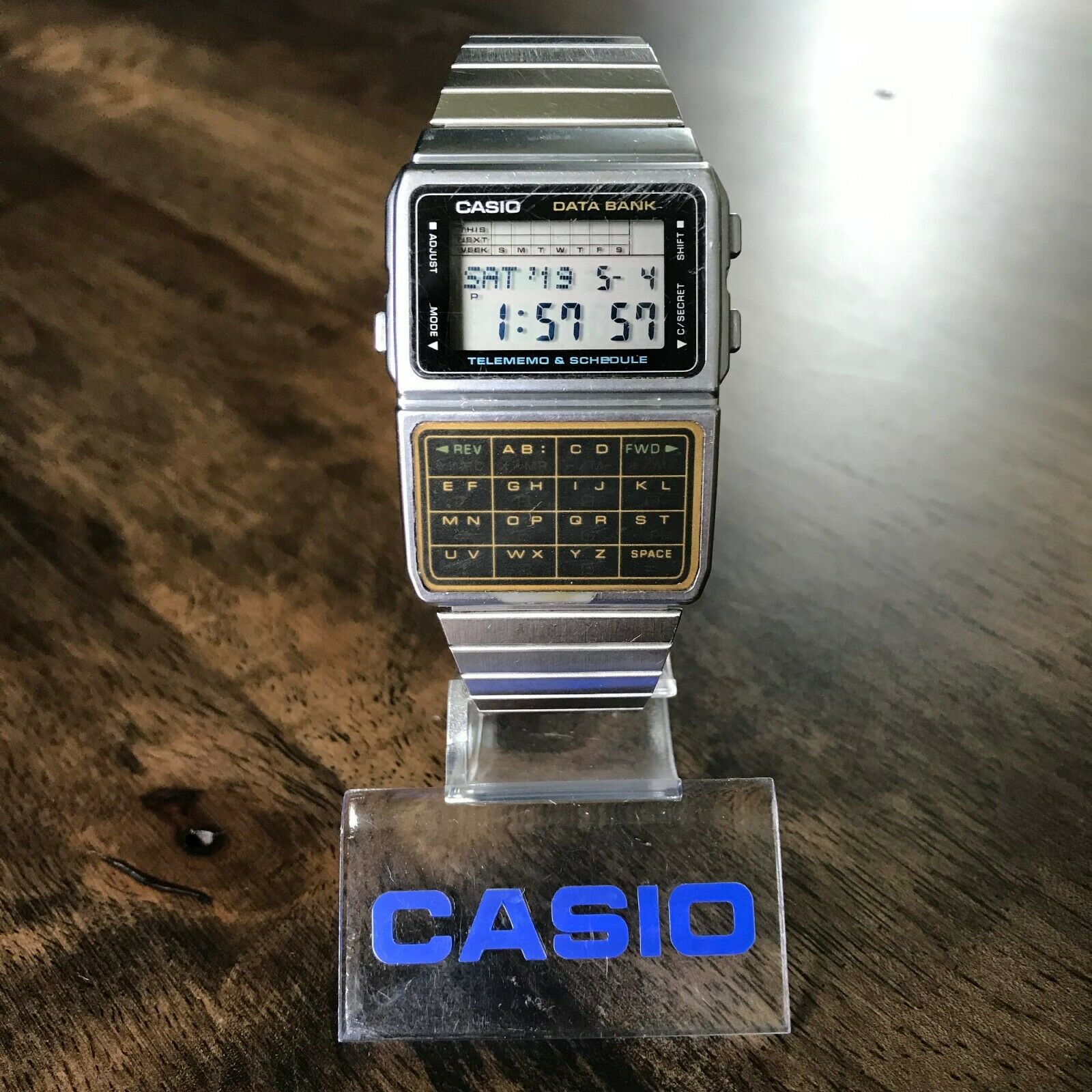 Vintage 1988 Casio DBC-610 Data Bank Digital Calculator