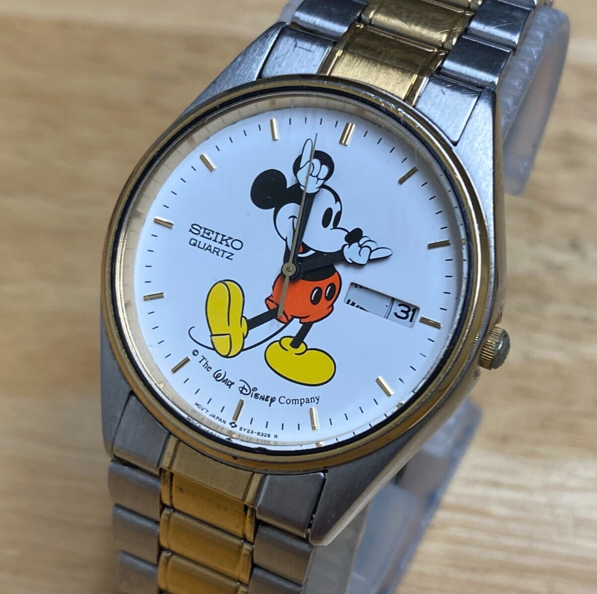 Mens seiko cheap mickey mouse watch