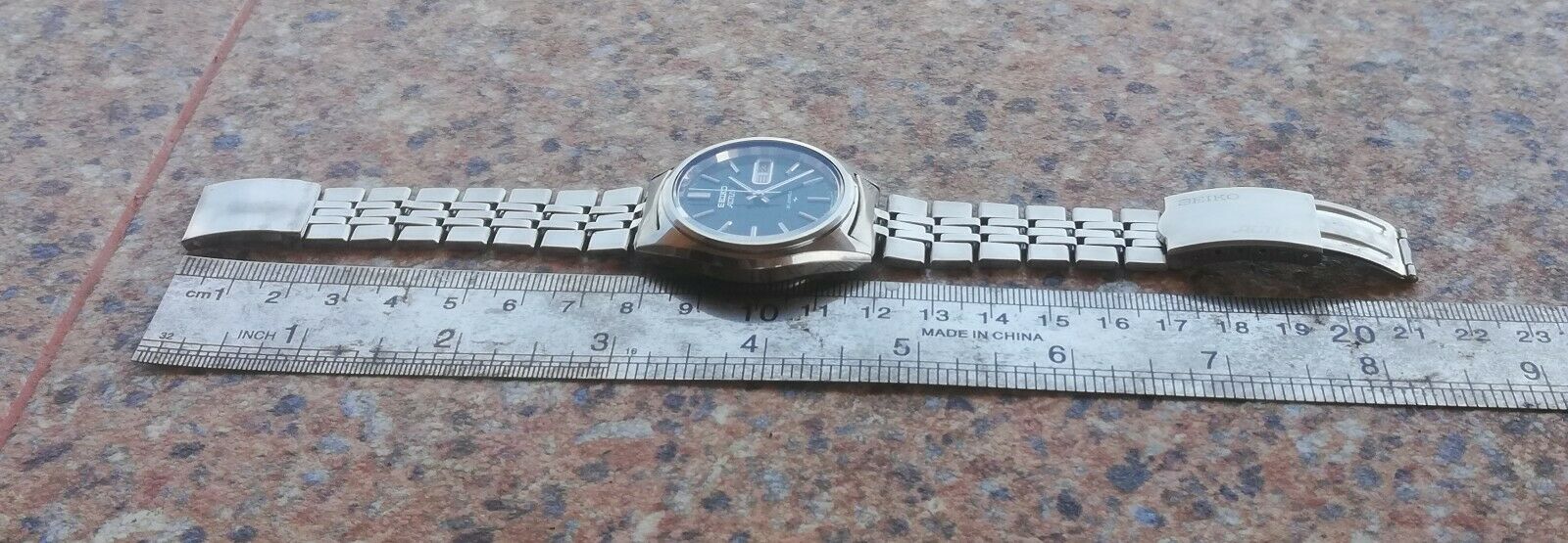 Vintage Seiko Actus 21Jewels Auto 7019 7430 Kanji Day April 1978 
