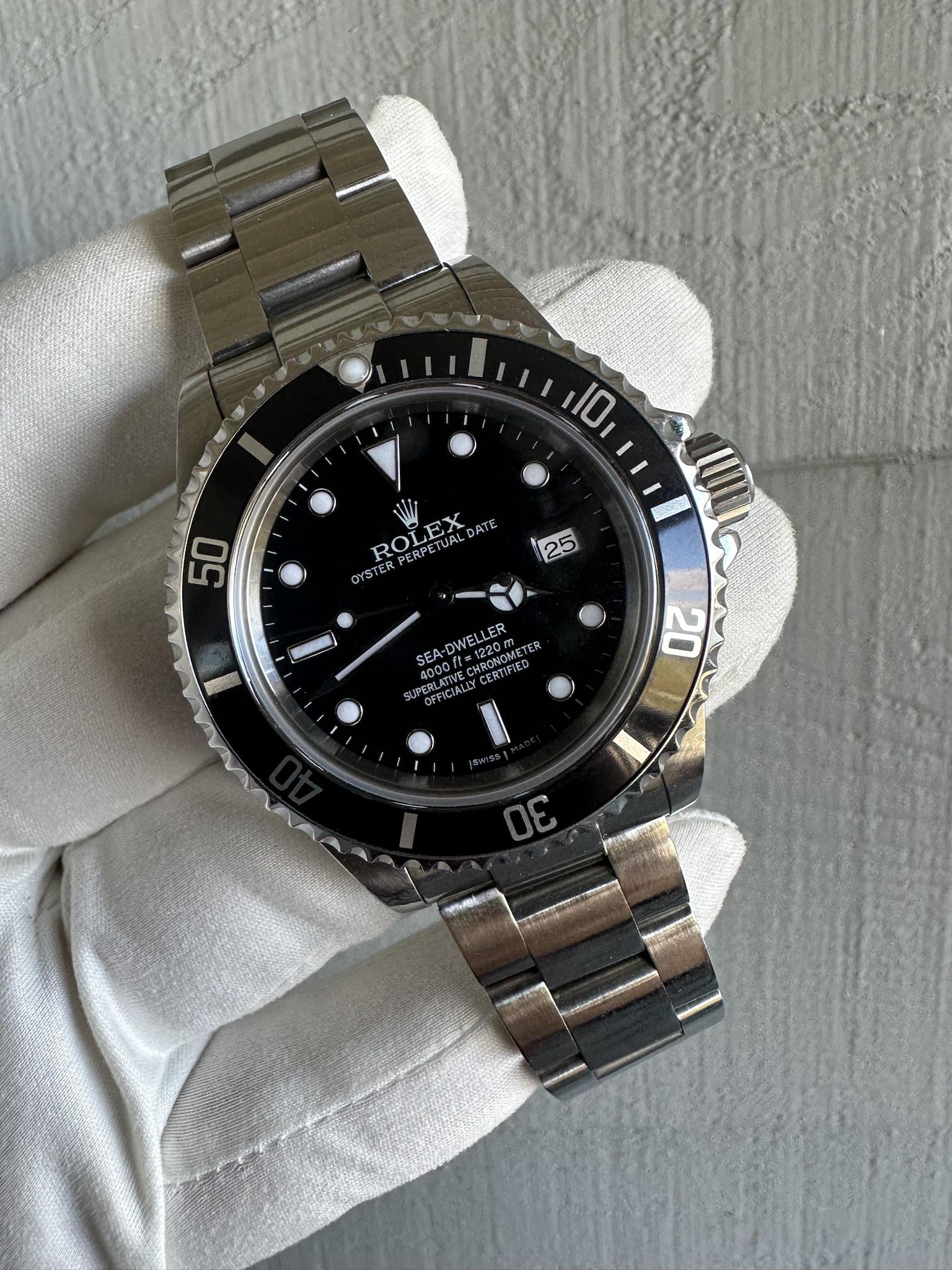 WTS P Serial 2000 Rolex Sea Dweller 40mm Reference 16600 8 100