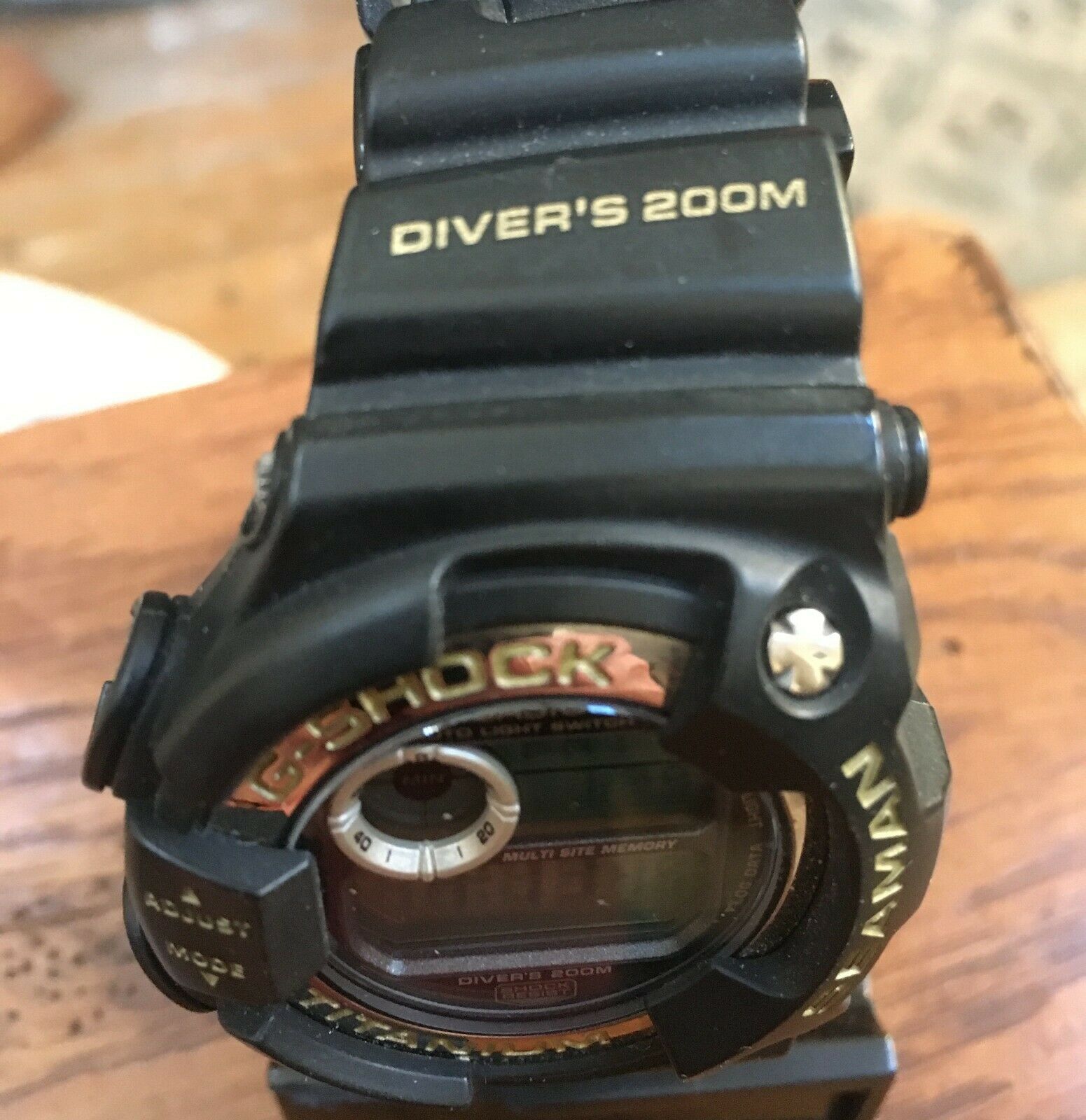 Vintage Casio G-Shock Titanium FROGMAN Limited SEAMAN DW-9950