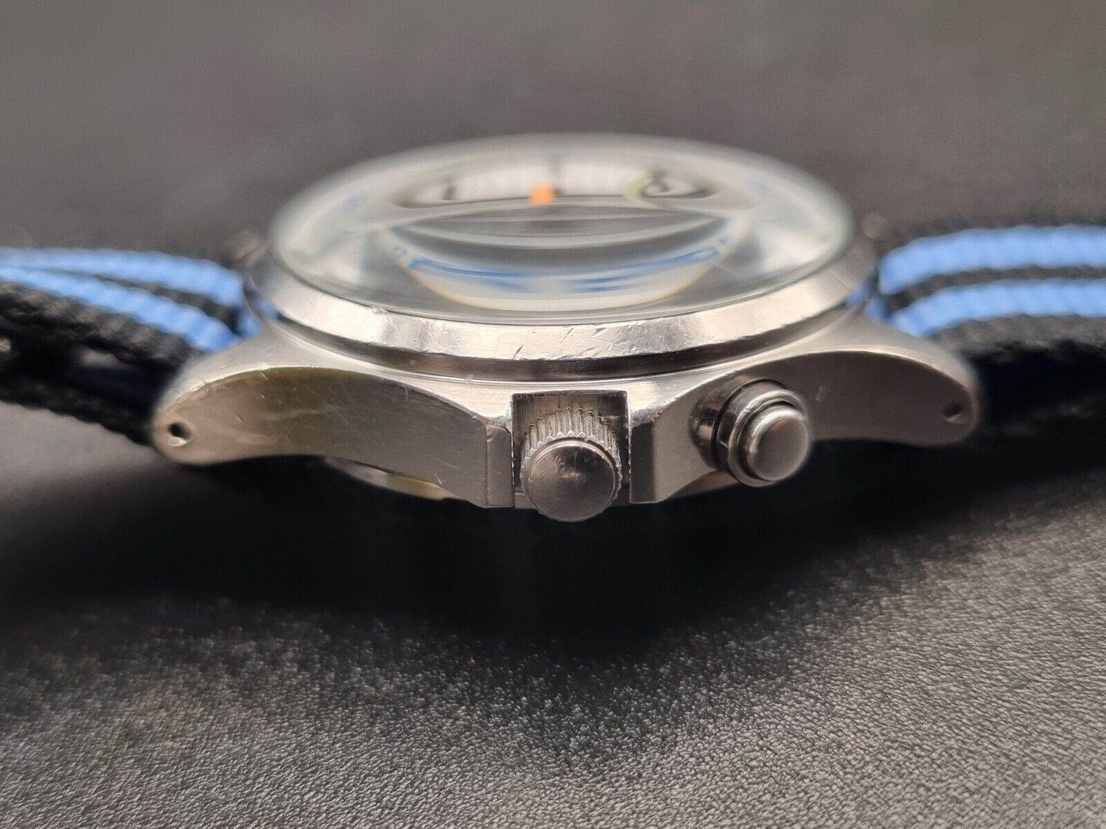 ALBA Field Gear Seiko Rare V671-6001 Vintage JDM Indiglo Lume