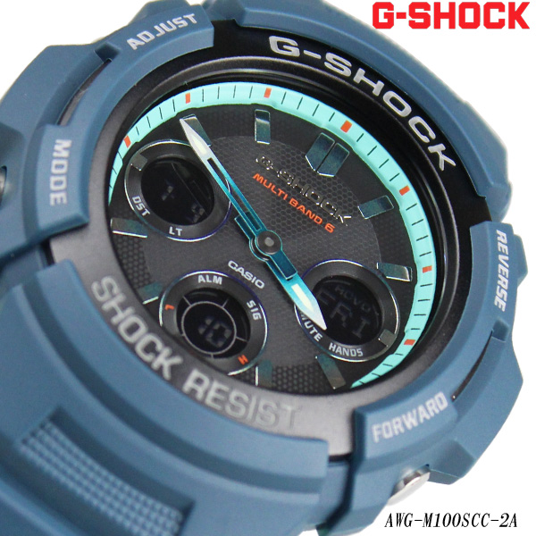 G-SHOCK Digital x Analog G-SHOCK Radio Solar Men's Watch NAVY Navy