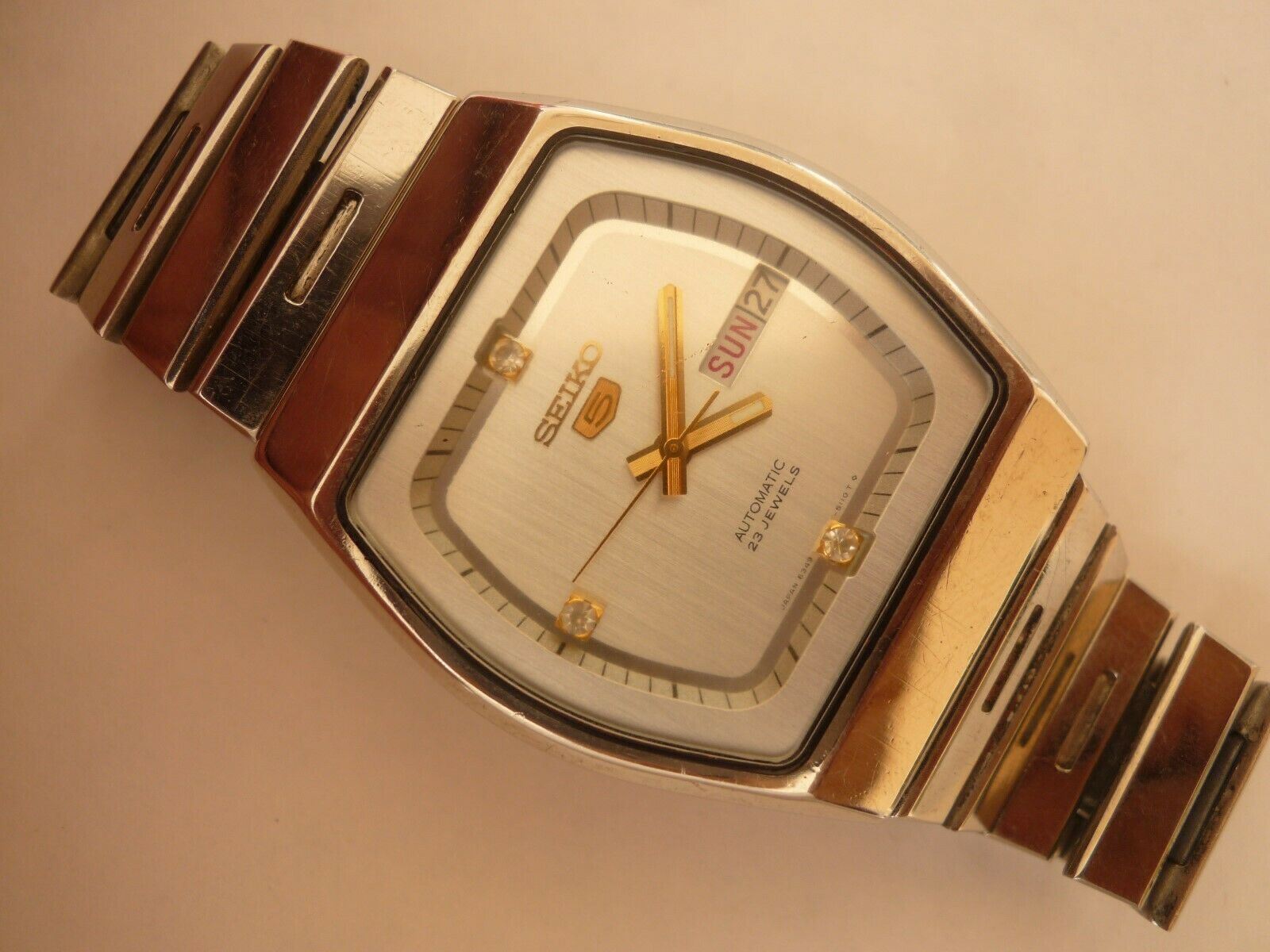 Seiko 5 Automatic 23 Jewels 6349-5090 Watch Japan | WatchCharts