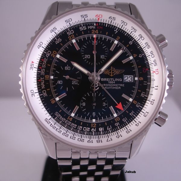 SOLD Breitling Navitimer World 46mm Black Dial A24322 | WatchCharts