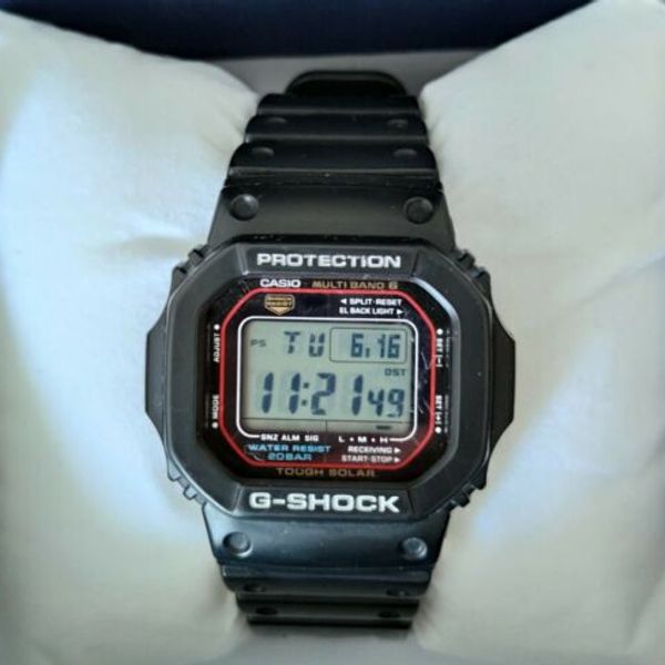 Casio Gw M5610 1er G Shock The Origin Digital Wristwatch For Men Black Grey Watchcharts