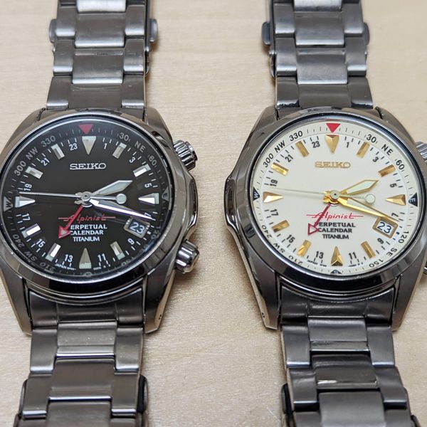 WTS Seiko SBCJ019 Titanium Alpinist 8F56 Perpetual Calendar GMT WTS Seiko SBCJ019 Titanium Alpinist 8F56 Perpetual Calendar GMT