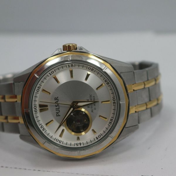 21 jewels pulsar automatico Mens Pulsar by Seiko Y674-X002 Two Tone Automatic 21 Jewel Watch 100m  WatchCharts Marketplace
