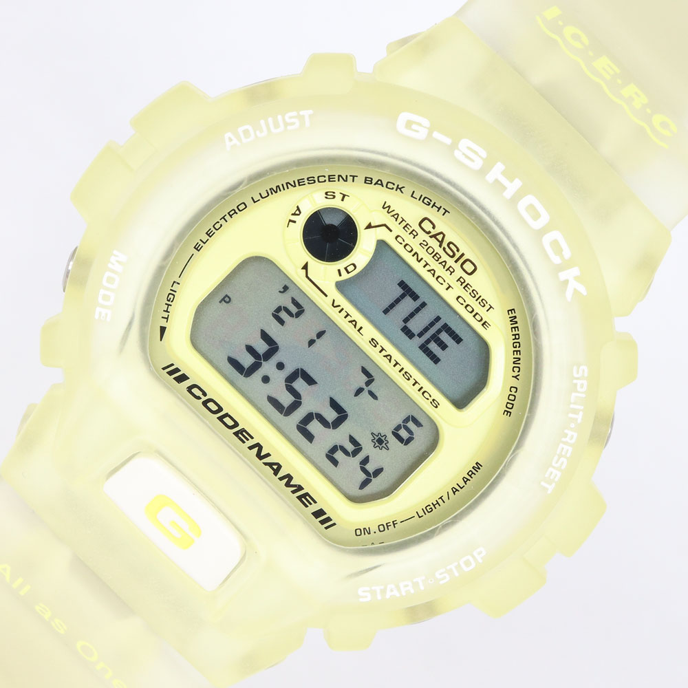 Casio Men's Watch G-SHOCK DW-6910K Cal.1441-BB Light Yellow