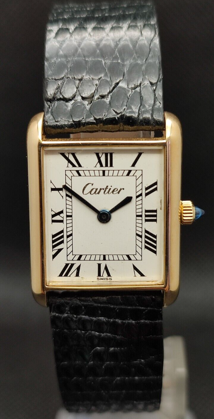 Cartier 18k gold electroplated swiss best sale