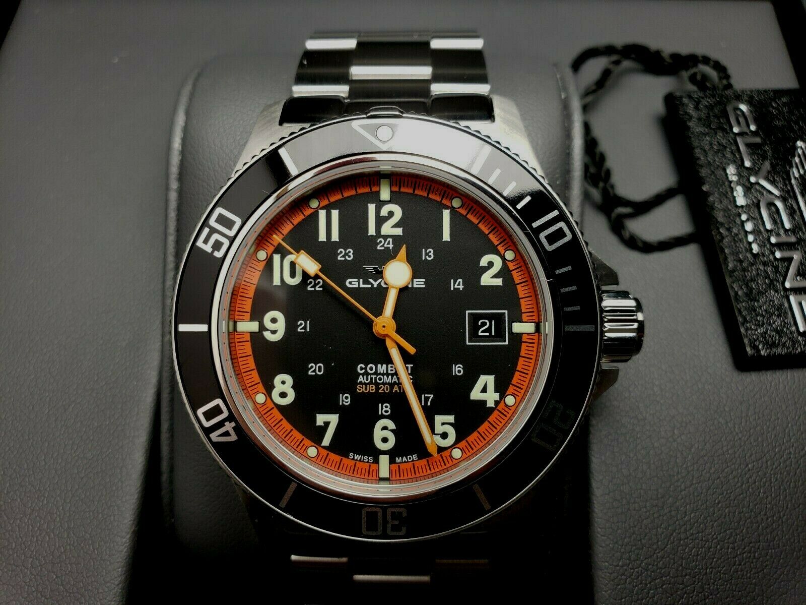 Glycine 3908.191AT.N1.MB Combat Sub Automatic 42mm GL0249 Swiss