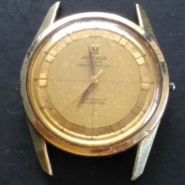 Universal Geneve Polerouter Jet Automatic Microtor Watch. For