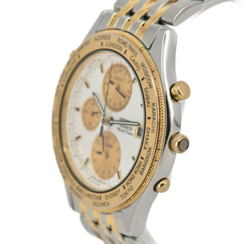 Auth Vintage SEIKO WORLD TIME 5T52-7A20 Date Quartz Men's Watch D#B1334 |  WatchCharts