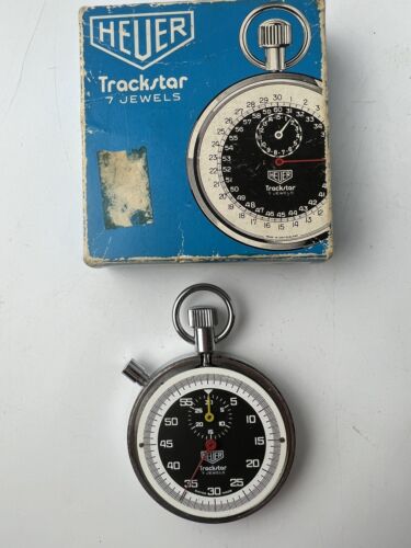 Heuer trackstar clearance 7 jewels stopwatch