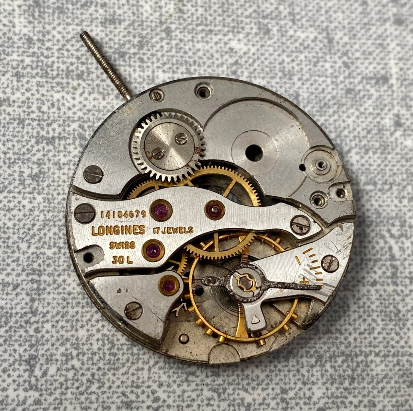 Vintage Longines Movement Cal 30L Winding Watch Stem 17 Jewels Men s 14104679 WatchCharts Marketplace