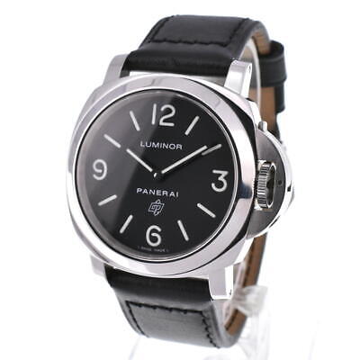 PANERAI Luminor base logo PAM00000 black Dial Hand Winding