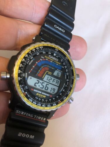 Rare Casio DW-402 Watch Surfing Timer Vintage. | WatchCharts