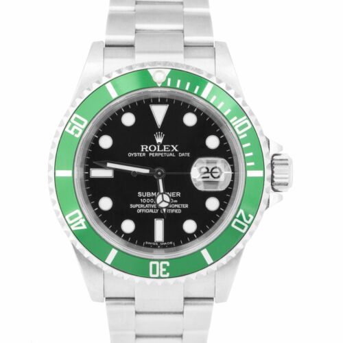 Rolex Anniversary Submariner 16610LV Kermit - Full Collector Set -  *Unpolished*