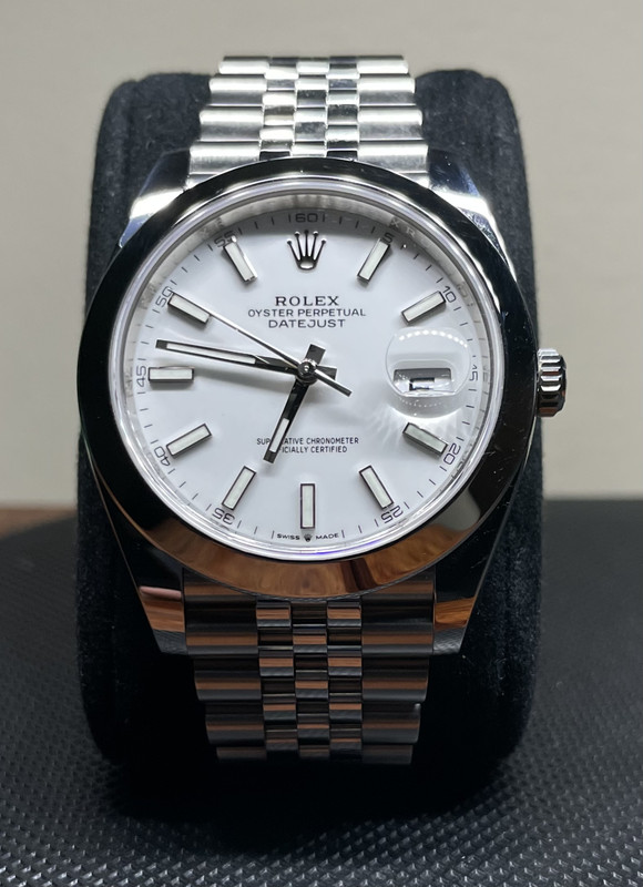 Rolex hot sale 126300 white