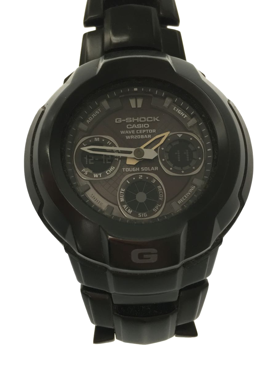 Used] CASIO Watch/Analog/--/GRY/BLK/GW-1700BTJ/G-SHOCK The G BLACK