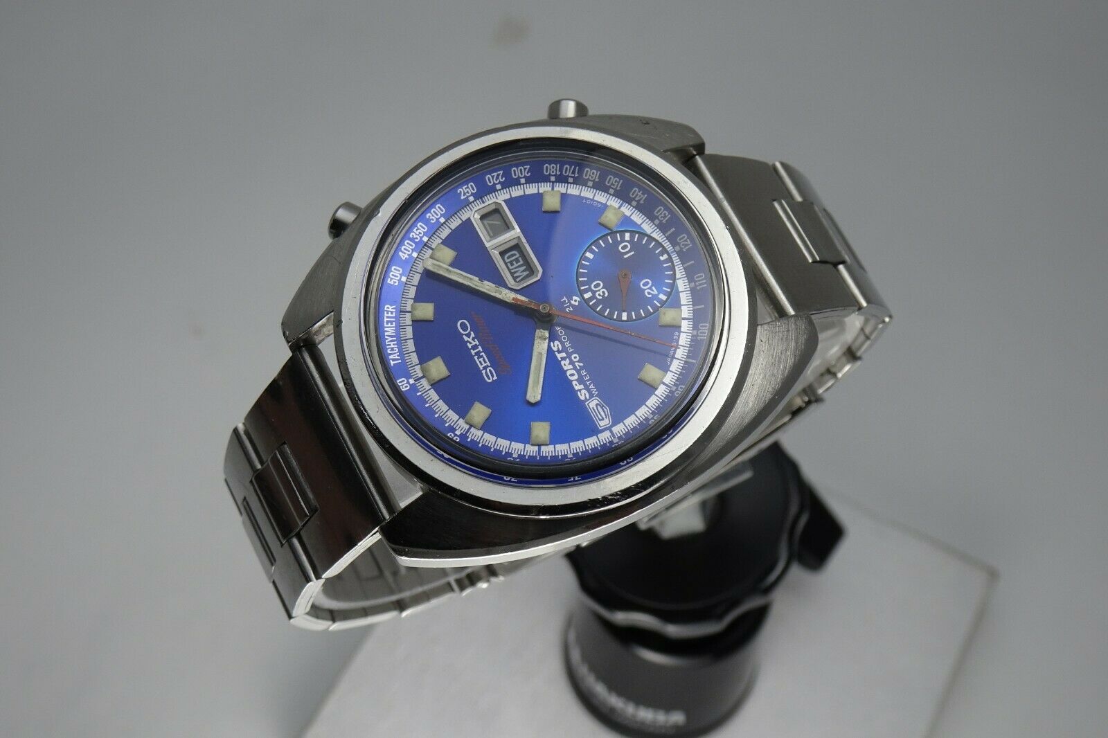 Vintage 1969 JAPAN SEIKO 5 SPORTS SPEED-TIMER 6139-6010 21Jewels