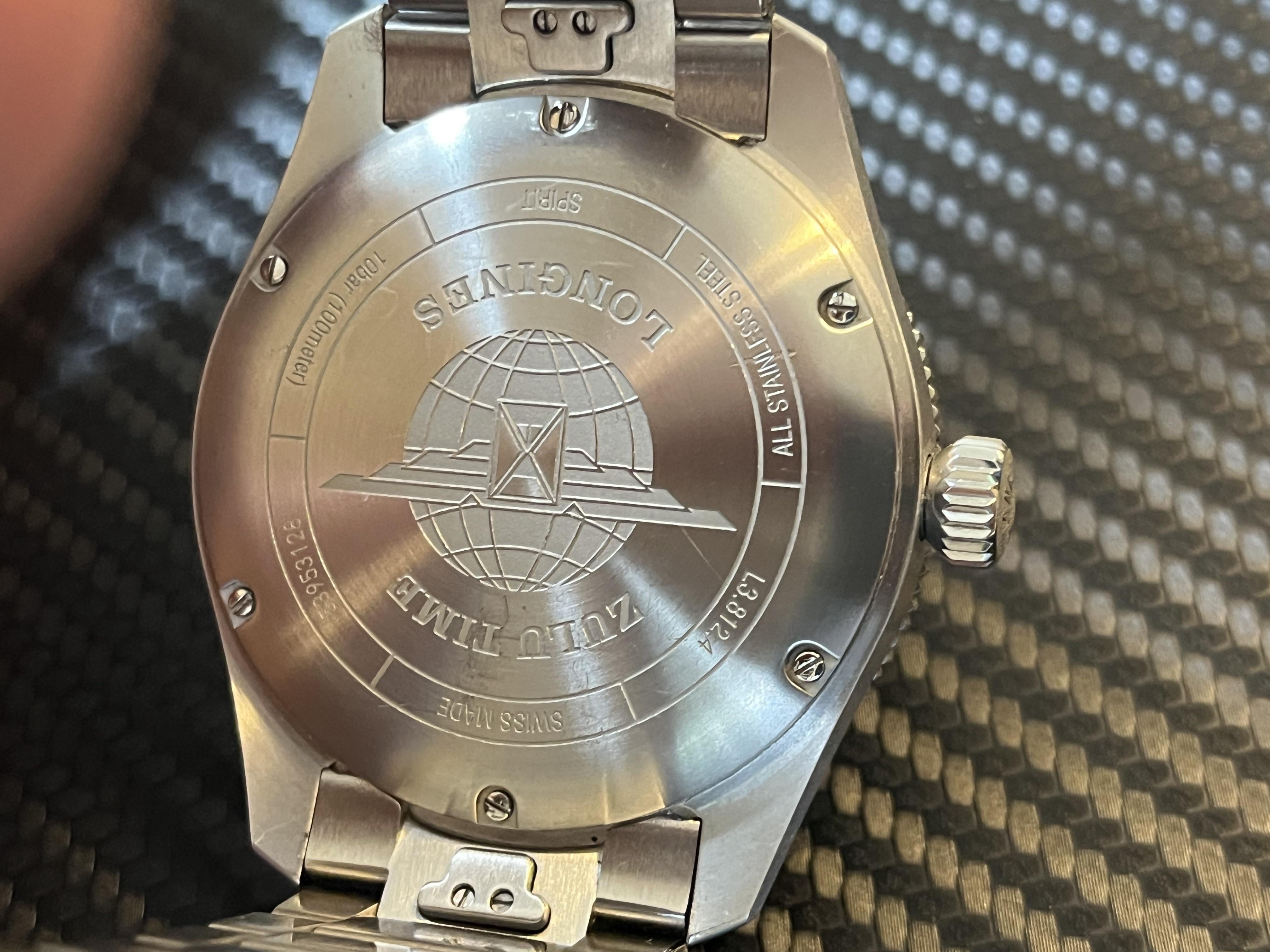 WTS] Longines Spirit Zulu Time 42mm Green Bezel L38124636