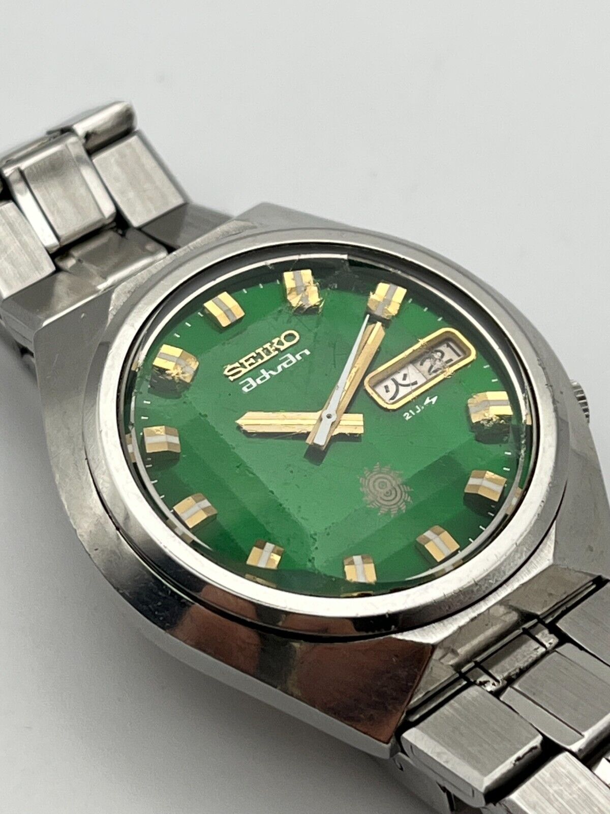 SEIKO advan アドバン　グリーン　緑　7019-7250 カットガラス 楽天市場】SEIKO advan 【セイコー アドバン】 7019-7320 自動巻き