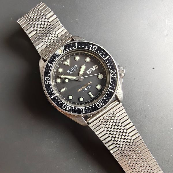[Rare & Vintage] 1980s Seiko Diver 6458-6020, SERVICED, Professional ...