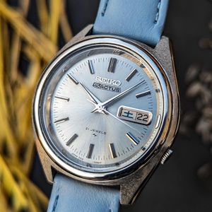 Vintage Seiko Actus 21 Jewels Salmon Dial Automatic 7019