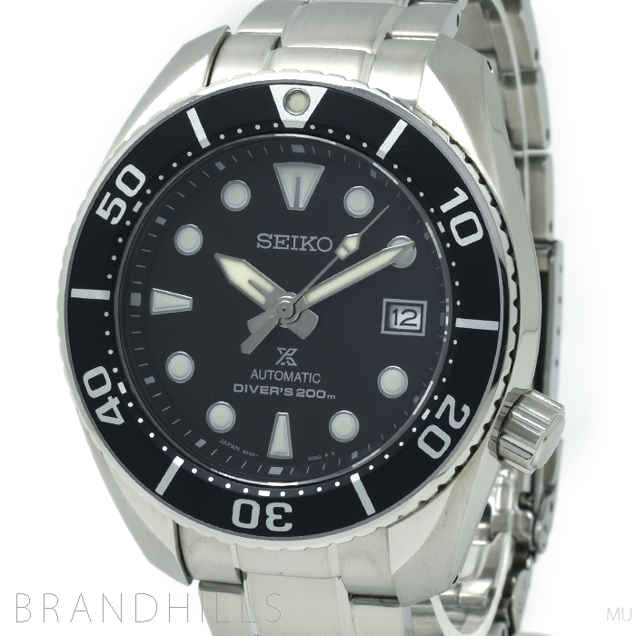 Seiko Watch Men's Prospex Diver Self-winding 200m SS Black Dial SBDC083 ...