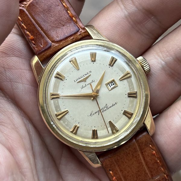 [WTS] 1958 Longines Conquest gold capped Ref. 9007 - Serviced - $725 ...