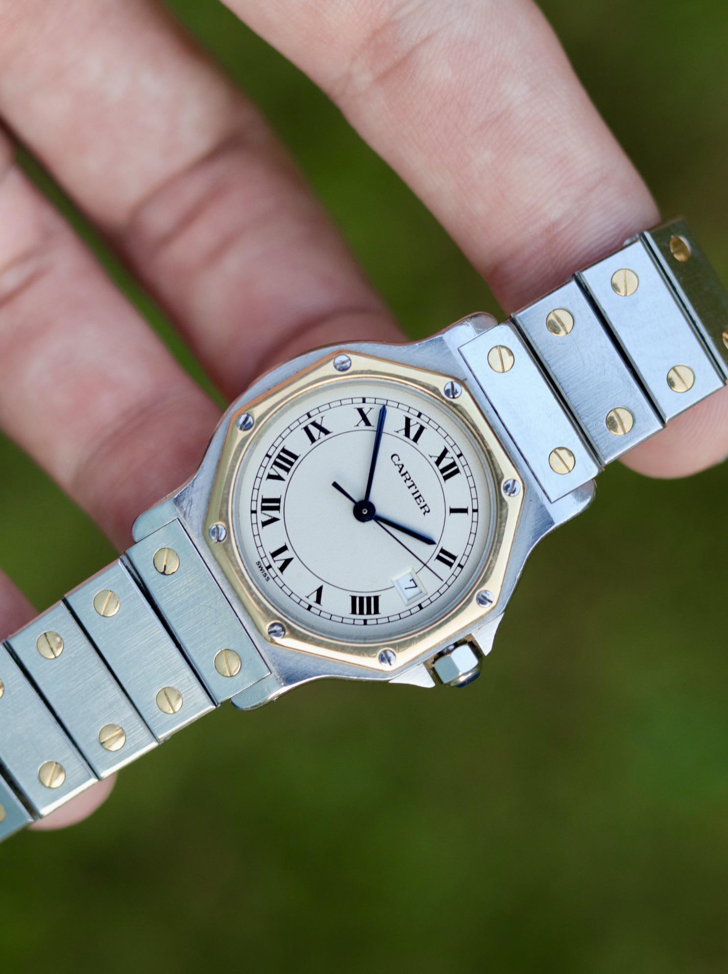 Cartier santos octagon online watch