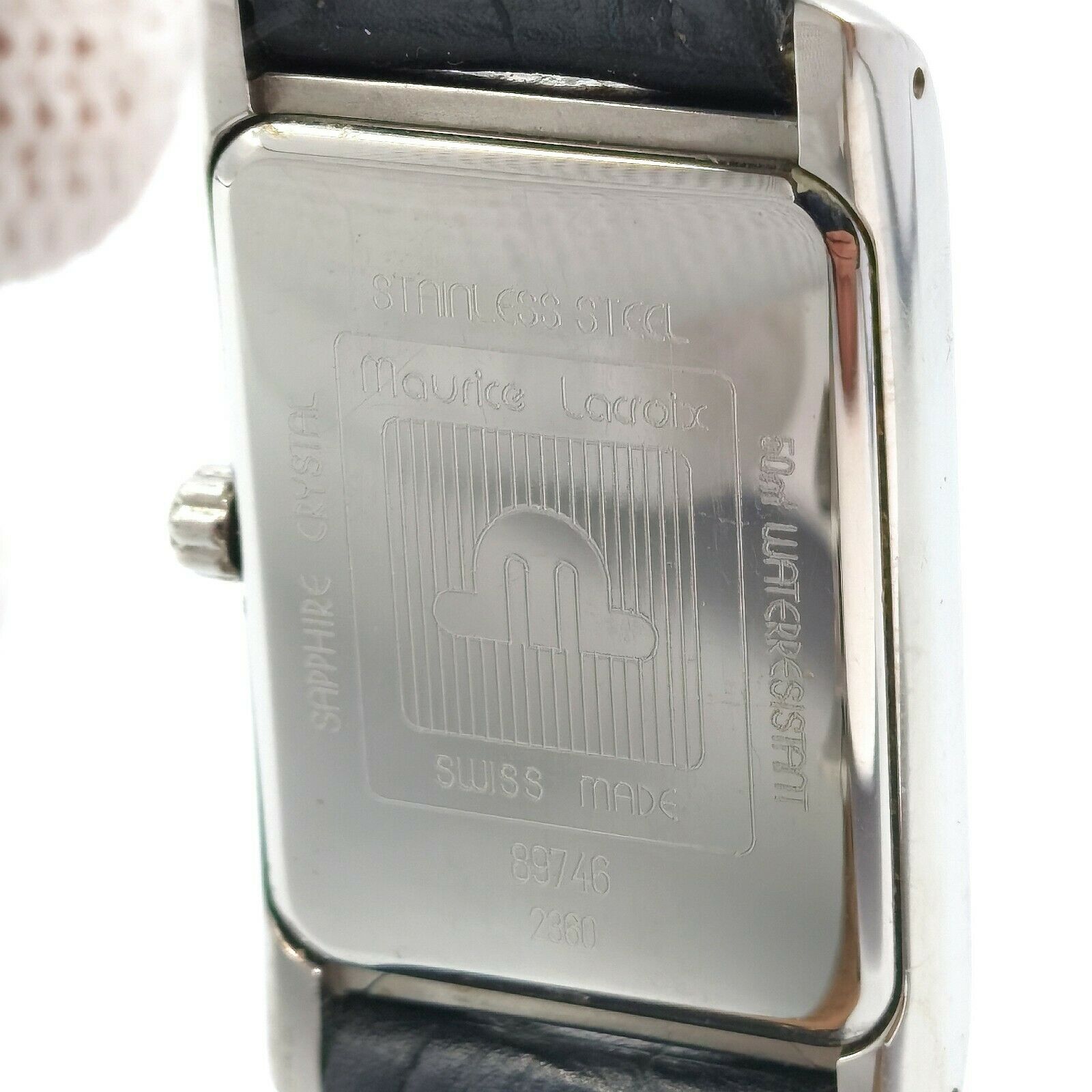 MAURICE LACROIX MIROS 89746 WATCH QUARTZ BUCKLE SWISS