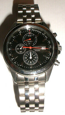 Seiko Chronograph Tachymeter 100m 7T92 OPPO STAINLESS STEEL MEN S