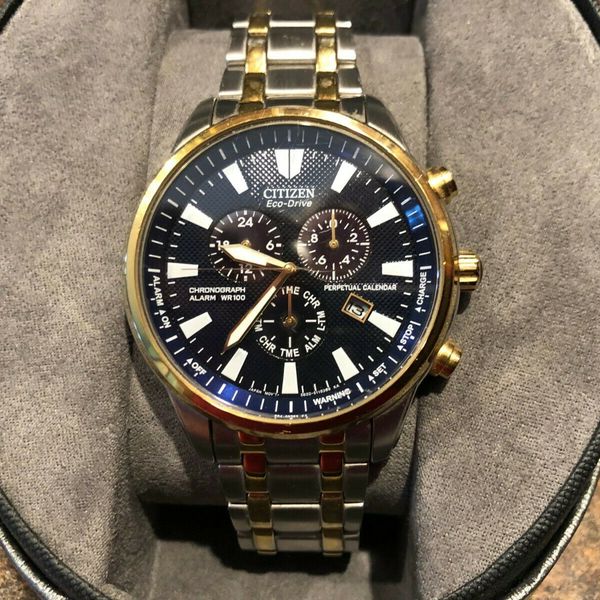 CITIZEN QUARTZ ECODRIVE CHRONOGRAPH Model No. BL5XXX Cal. E81
