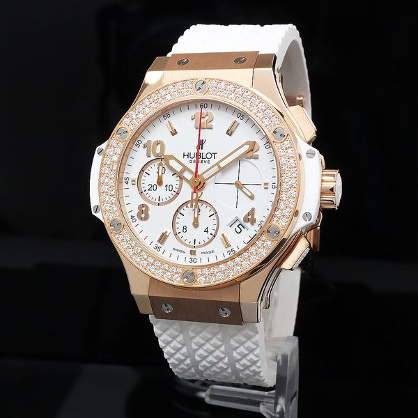 [New and unused] Hublot Big Bang Porto Cervo Chronograph Diamond K18PG ...