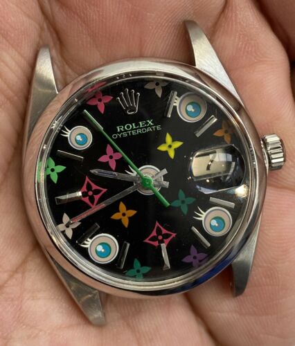 Vintage Rolex Oysterdate Precision Ref 6694 Murakami Custom Dial