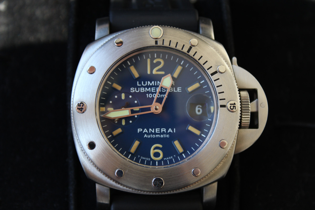 FS Panerai PAM 87 PAM00087 Luminor Submersible La Bomba TRITIUM