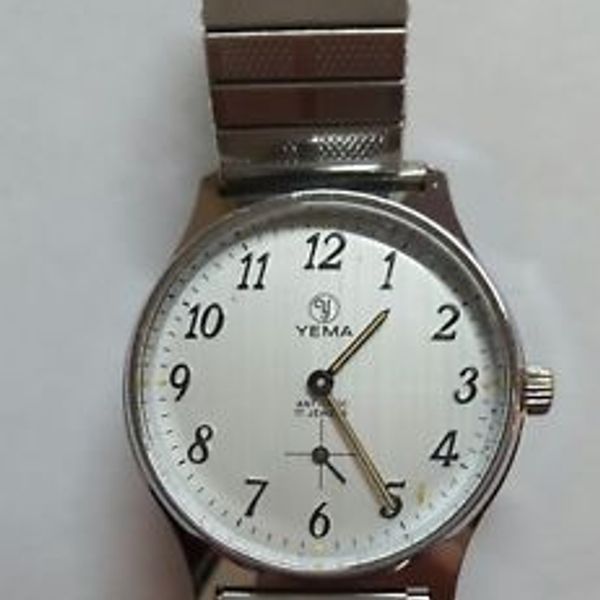 Cadran De Montre YEMA Mécanique 29.75 Mm - Pièce D'occasion Pour Collectionneurs Ou Réparation
