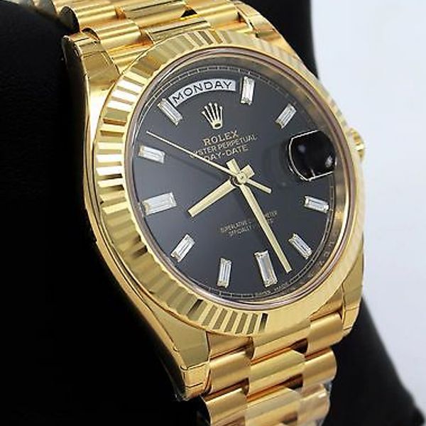 Rolex President Day-Date 228238 18K Yellow Gold Diamond Dial *BRAND NEW ...