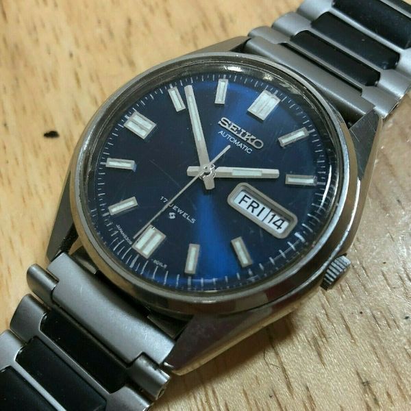 Vintage Seiko 6309-8019 Men 17 Jewels Self-Winding Automatic Watch Hour~Day  Date | WatchCharts
