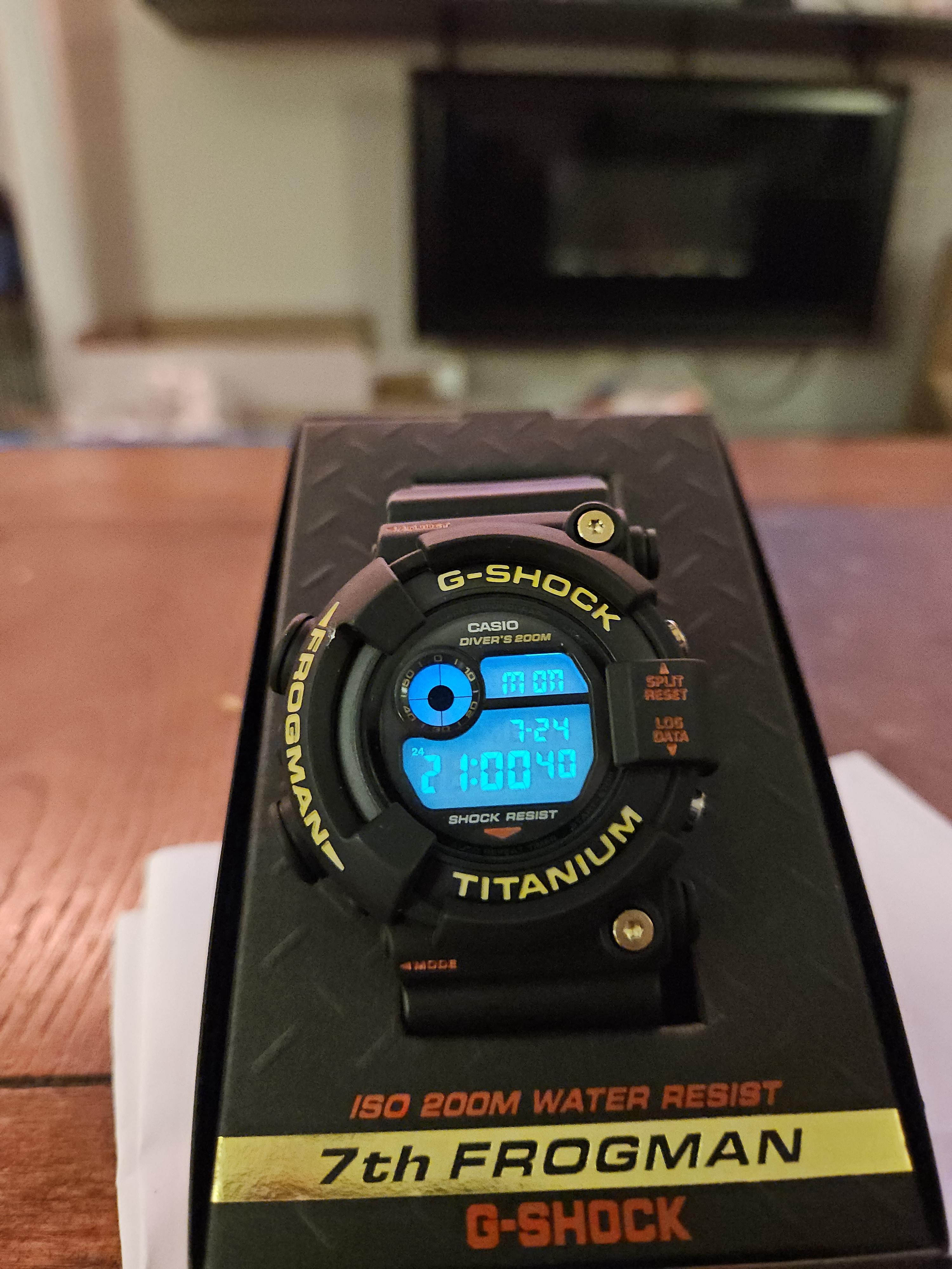 WTS] g-shock Frogman DW-8201-NT-1JR. 7th Frogman. Complete kit