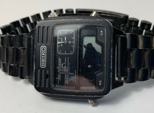 Rare Seiko H239-5060 Vintage Analog Digital Dual Japan Digital Watch Parts  Rep. | WatchCharts Marketplace