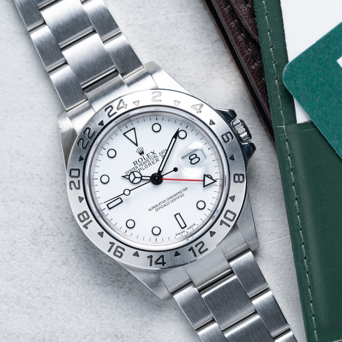 FS 2006 Rolex Explorer II Polar Ref. 16570 with Box Papers