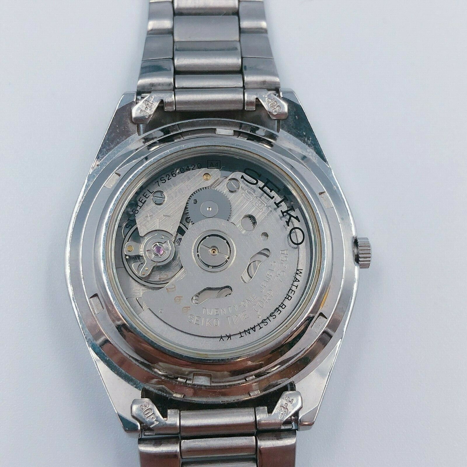 Seiko 5 7S26-0420 Stainless steel Blue Indonesia | Dealer 