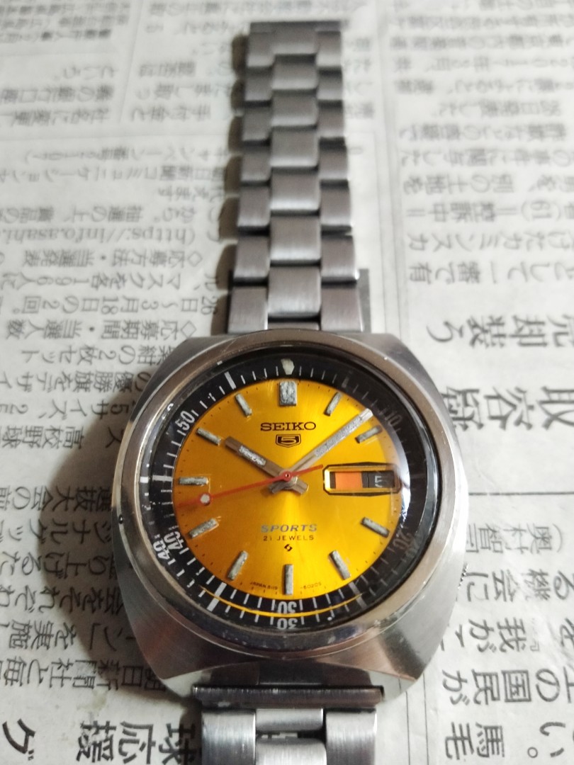 1974 Seiko 5 Rare Junior Pogue Sports Diver 精工五希有体育潜水款 6119-6023 (Seiko 5  Bracelet) | WatchCharts