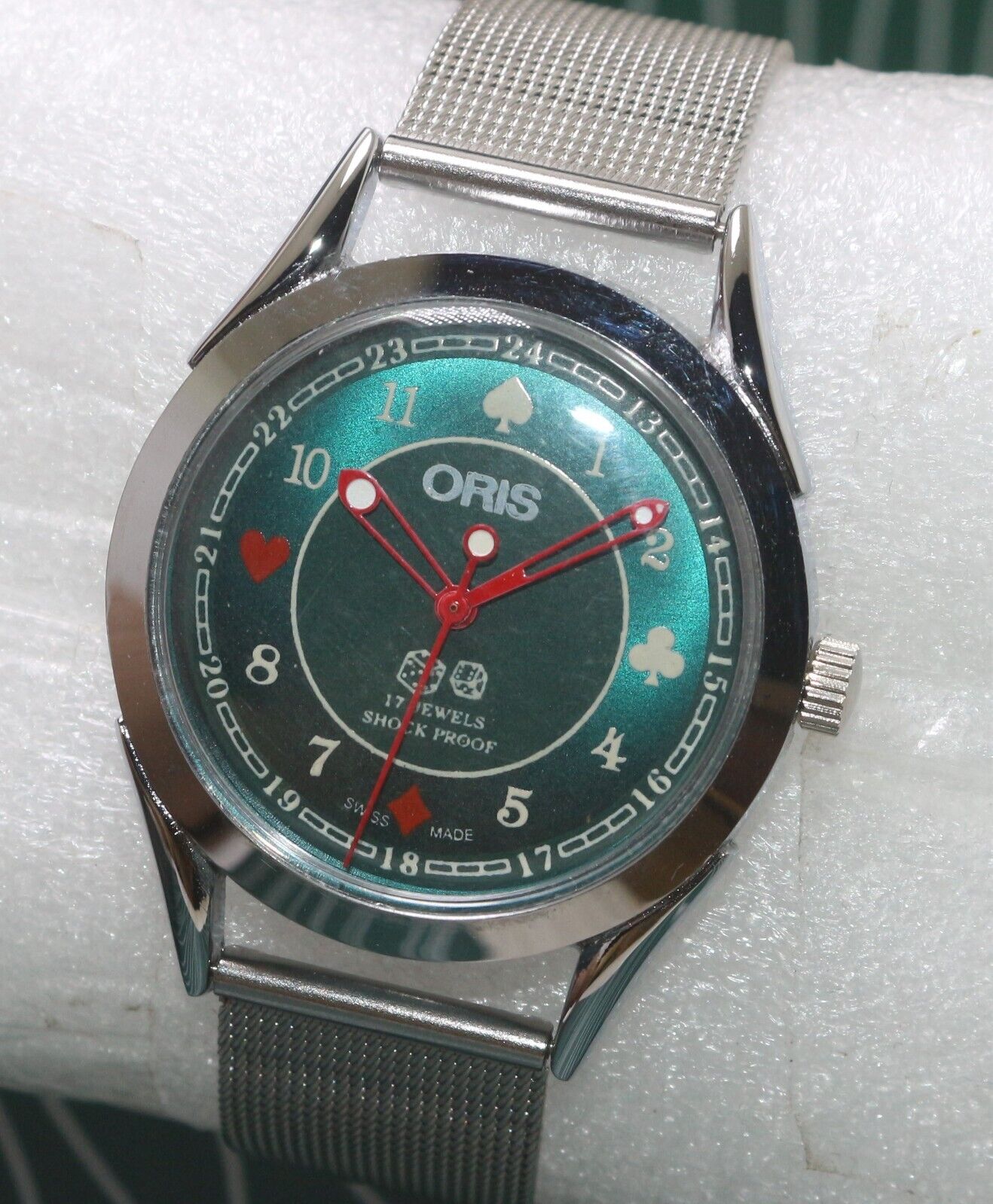 Oris best sale poker watch